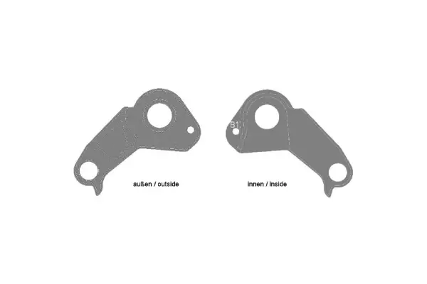 Крюк на раму Ghost, Shimano Hanger MY2017 (B1) HT, GHM09-022 - Магазин ВелоБуча