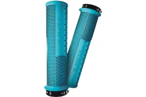 Грипси Peaty's Monarch Grip Mushroom, Thin 30>32mm, Trail Comfort, Turquoise