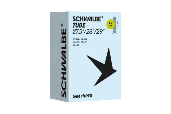 Камера Schwalbe AV 19 Standard 27,5/28/29 (40/62-584/635) 40мм AGV - Schwalbe - Магазин ВелоБуча Камера Schwalbe AV 19 Standard 27,5/28/29 (40/62-584/635) 40мм AGV - Магазин ВелоБуча
