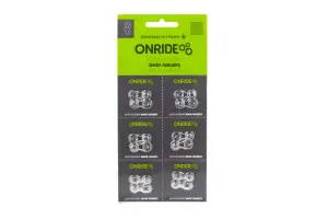 Замок ланцюга ONRIDE 12QRS, 12 швидкостей, упаковка 6 шт. - Магазин ВелоБуча