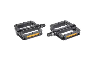 Педали ONRIDE Jump 30, алюминий (110 x 102), шарики, черный (polybag) - Магазин ВелоБуча