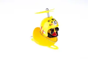 Сигнал ONRIDE Duck (тигр), з підсвічуванням, Ø керма 22-32мм - Магазин ВелоБуча