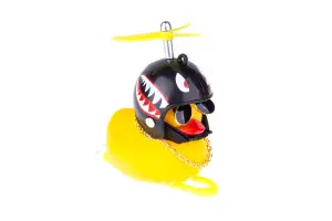 Сигнал ONRIDE Duck (акула), с подсветкой, Ø руля 22-32мм - Магазин ВелоБуча