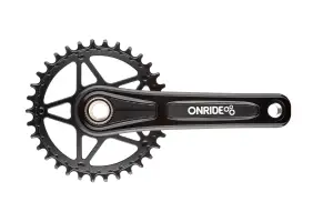 Комплект шатунів ONRIDE Solo Pro 1220, під Hollowtech, 170 мм, 34Т, на 12/11 шв., з кареткою, чорний - Магазин ВелоБуча