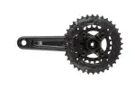 Комплект шатунов ONRIDE Duet Pro 1120, Hollowtech, 170 мм, 36-22Т, BCD 104/64, 11/10/9 шв., с кареткой. - Магазин ВелоБуча
