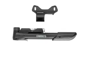 Насос компактний ONRIDE Counter 10 пластиковий, 25см, з манометром макс. тиск 120PSI головка FV/AV - Магазин ВелоБуча