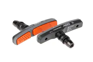 Колодки гальмові ONRIDE ABS, 72 мм, 3-х компонентні, помаранчеві (для V-brake) (polybag) - Магазин ВелоБуча