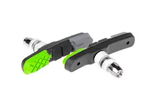 Тормозные колодки ONRIDE Molar, 72 мм, 3-х компонентные, зеленые (для V-brake) (polybag) - Магазин ВелоБуча