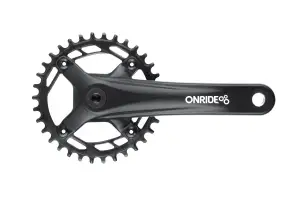 Комплект шатунов ONRIDE Solo 1110, квадрат, 175 мм, 34Т, BCD 104 мм, 11/10/9 шв., черный (конверт) - Магазин ВелоБуча