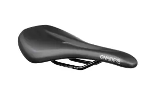Сідло ONRIDE Touch 20, сталеві рамки, 257x147 мм, з отвором, чорний - Магазин ВелоБуча