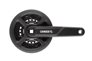 Комплект шатунов ONRIDE Duet 1110P, под квадрат, 170 мм, 36-22T, на 11/10/9 шв., черный - Магазин ВелоБуча