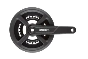 Комплект шатунов ONRIDE Duet 920P, под квадрат, 175 мм, 46-30, на 9/8 шв., черный - Магазин ВелоБуча