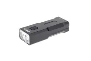 Велосипедная фара ONRIDE Lumio (600 lm, 2500 mAh, Type-C), функ. Power Bank, алюминиевая - Магазин ВелоБуча
