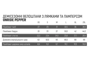 Демисезонные велоштаны с лямками и памперсом ONRIDE Pepper размер XL цвет черный - Магазин ВелоБуча