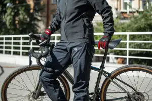 Зимние велоштаны без лямок и памперса ONRIDE Casual размер XL цвет черный - Магазин ВелоБуча