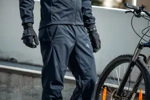 Зимние велоштаны без лямок и памперса ONRIDE Casual размер XL цвет черный - Магазин ВелоБуча