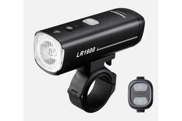 Велосипедна фара Ravemen LR1600 (1600 lm, 4000 mAh) бездротова кнопка, датчики освітленості та руху - Магазин ВелоБуча