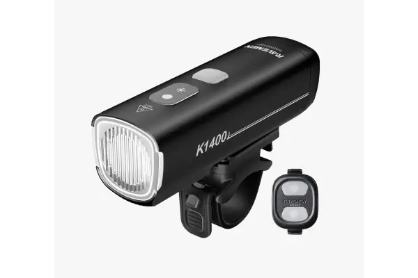 Велосипедная фара Ravemen K1400 (1400 lm, 4000 mAh) с датчиками освещенности, беспроводная кнопка - Ravemen - Магазин ВелоБуча Велосипедная фара Ravemen K1400 (1400 lm, 4000 mAh) с датчиками освещенности, беспроводная кнопка - Магазин ВелоБуча