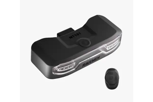 Заднє світло Ravemen NT101 (160 lm, 2200 mAh) з бездротовою кнопкою та сигналізацією - Магазин ВелоБуча