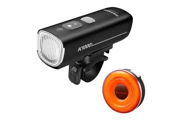 Комплект света Ravemen LS33: K1000 + CL05 (1000 + 30 lm, 4000 + 200 mAh) - Магазин ВелоБуча