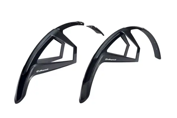 Комплект крыльев POLISPORT G-MUD GRAVEL 28 (переднее: 650х50; заднее: 720х50 мм) черный - Магазин ВелоБуча