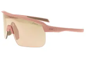 Окуляри підліткові R2 FUSION pink-powder (TR90), лінза brown, покриття rose gold full revo, кат. 2 - Магазин ВелоБуча