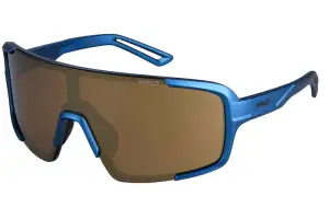Окуляри R2 IMPULSE blue-grey (metallic, matt), лінза brown (gold chrome) PC, кат. 3