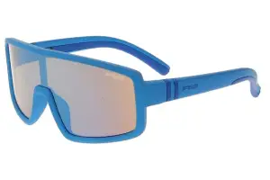 Детские очки R2 INVADER blue (TPEE), линза brown, покрытие blue/white fake revo, кат. 2