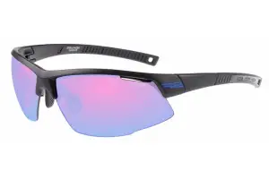 Очки R2 RACER black (TR90), линза brown (HD BlueLight Block), покрытие blue revo, кат. 3 - Магазин ВелоБуча