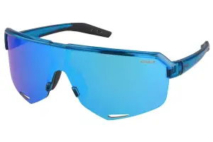 Окуляри R2 FLUKE blue, turquoise (crystal, shiny), лінза brown (ice blue chrome) PC, кат. 3