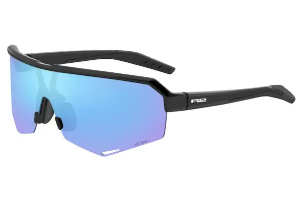 Окуляри R2 FLUKE black (PC), лінза violet (HD), покриття blue revo, кат. 3 - Магазин ВелоБуча