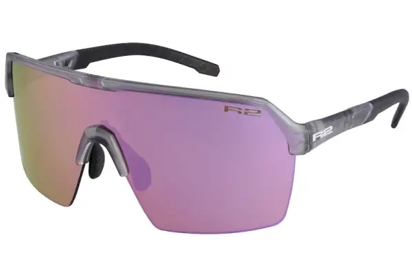 Окуляри R2 CLIFF grey (crystal, matt), лінза brown (pink chrome) PC High contrast HD, кат. 3 - Магазин ВелоБуча