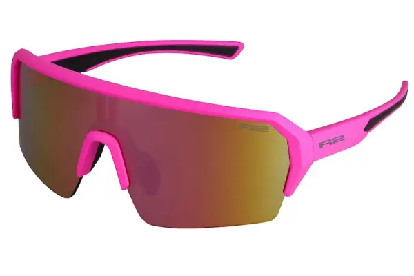 Детские очки R2 HYPE neon pink (matt), линза brown (pink chrome) PC, кат. 3 - R2 - Магазин ВелоБуча Детские очки R2 HYPE neon pink (matt), линза brown (pink chrome) PC, кат. 3 - Магазин ВелоБуча