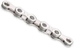 Ланцюг KMC e10 Silver 10 швидкостей 122 ланки срібний + замок - Магазин ВелоБуча