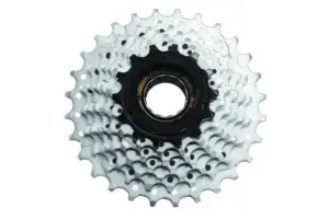 Тріскачка SunRace MFM2A 7CS 1, 7 швидкостей, 13-28T, Zinc/Black - Магазин ВелоБуча