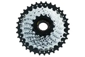 Трещотка SunRace MFM56 8CV E, 8 скоростей, 13-34T, Black - Магазин ВелоБуча