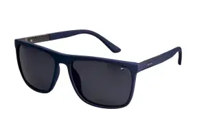 Очки Relax Max rubber blue navy rubber, линза smoke (TAC 1,0mm Polarized), light flash, кат. 3 - Магазин ВелоБуча
