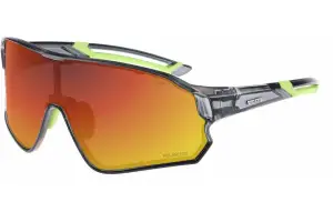 Окуляри Relax Artan чорні кристалічні, лінза smoke (Polarized TAC 1,1mm), black red revo, кат. 3