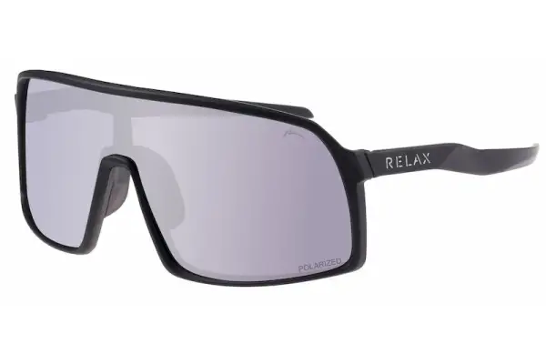 Очки Relax Prati черные матовые, линза smoke (Polarized TAC), белый sensor, кат. 3 - Relax - Магазин ВелоБуча Очки Relax Prati черные матовые, линза smoke (Polarized TAC), белый sensor, кат. 3 - Магазин ВелоБуча