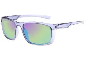 Окуляри Relax Peri чорні матові, лінза smoke (PC), pink revo ice blue, кат. 3