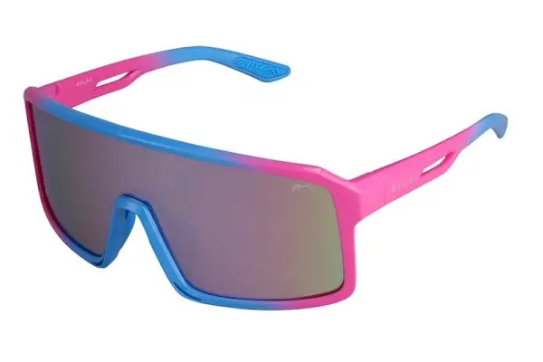 Окуляри Relax Gull pink, blue matt, лінза brown (PC), rose revo, кат. 3 - Магазин ВелоБуча