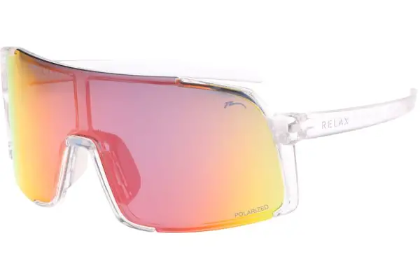 Окуляри Relax Dingo чорні матові, лінза smoke (Polarized TAC 1,0mm), black/red revo, кат. 3 - Магазин ВелоБуча