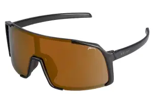 Окуляри Relax Dingo crystal dark grey crystal, лінза brown (PC), gold revo, кат. 3