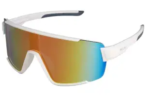 Окуляри Relax Jump white matt, лінза smoke (PC), mint revo, кат. 3