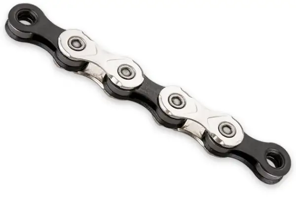 Цепь KMC X11, 11 скоростей, 118 звеньев Silver/Black + замок - Магазин ВелоБуча