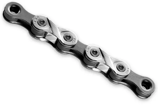 Ланцюг KMC X8 Silver/Grey 8 швидкостей 114 ланок срібний/сірий + замок - Магазин ВелоБуча