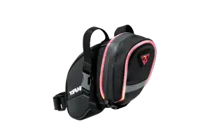 Сумка под седло Topeak Aero Wedge iGlow 1.2л medium с/подсветкой с/куличами 145г - Магазин ВелоБуча