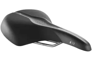 Седло Selle Royal SCIENTIA R3 Relaxed, 3D skingel, обивка Black gummy/Black mokka, 289х224мм, 520г, рейлы сталь + Curva suspension, unisex, чёрное - Магазин ВелоБуча
