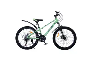 Велосипед SPARK AERO (колеса – 24, алюминиевая рама – 12) салатовый - Spark - Магазин ВелоБуча Велосипед SPARK AERO (колеса – 24, алюминиевая рама – 12) салатовый - Магазин ВелоБуча