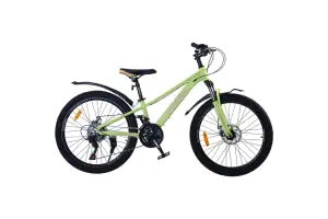 Велосипед SPARK AIRCORE (колеса – 24", алюминиевая рама – 11") салатовый Велосипед SPARK AIRCORE (колеса – 24", алюминиевая рама – 11") салатовый